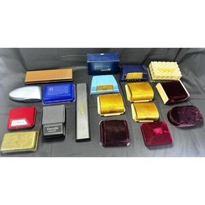 BULOVA Fifth Ave Benrus Watch Display Case Box (Lot of 18) 1940s 50's 60's